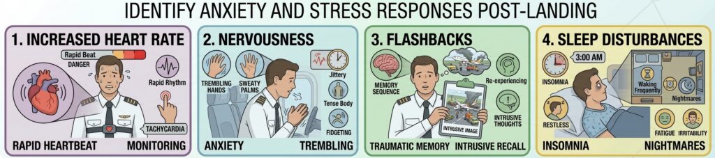 Identify Anxiety and Stress Responses Post-Landing