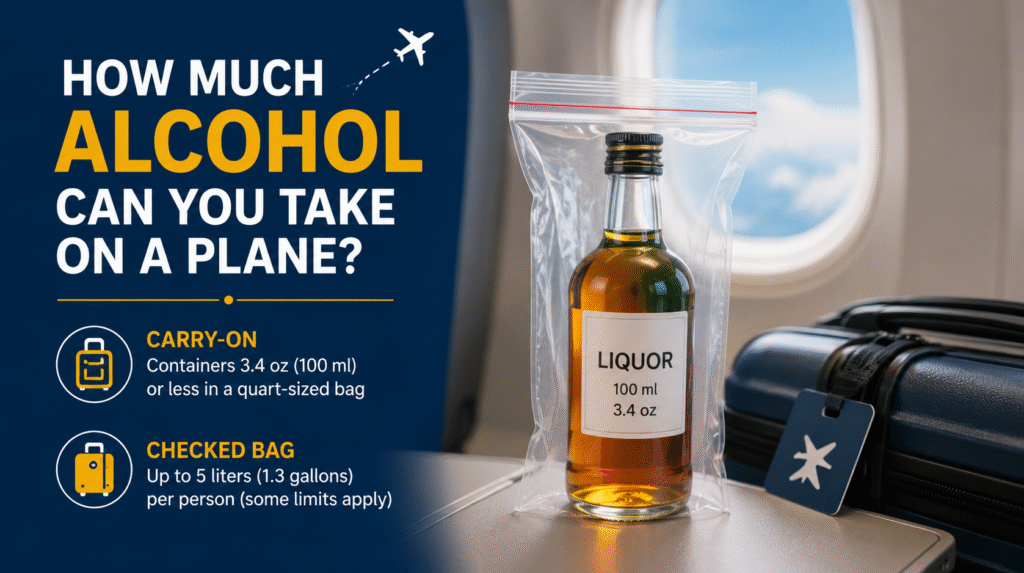 How Much Alcohol Can You Take on a Plane