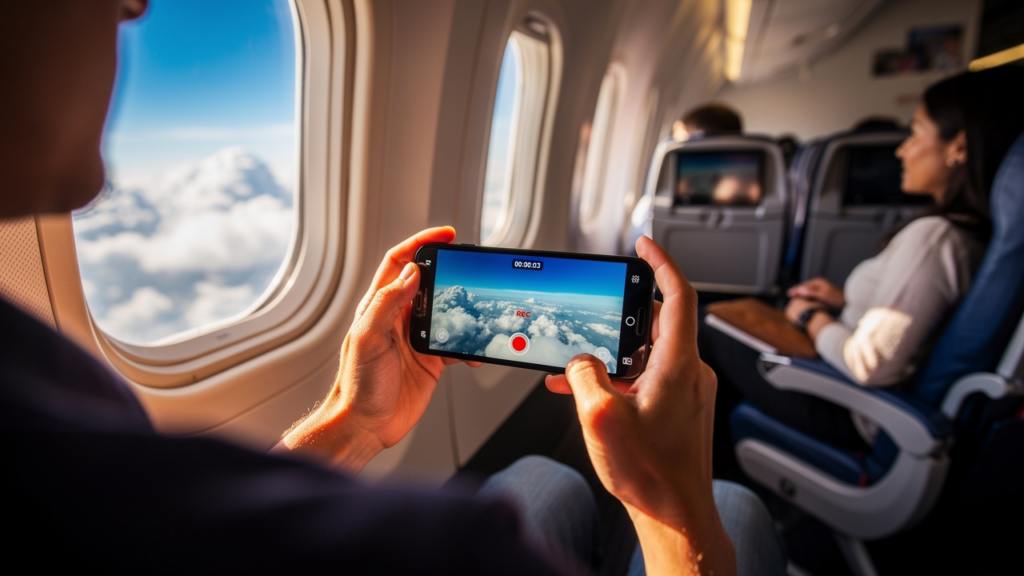 capture-passenger-cellphone-video-of-incident-during-flight-effectively